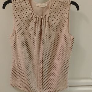 Ladies Sleeveless Silk Shirt